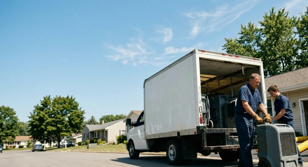 Water Damage Cleanup in Stockland, IL near me